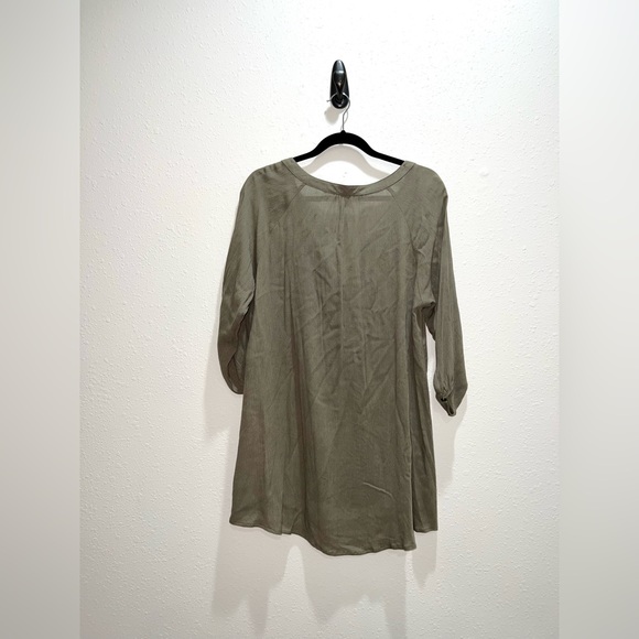 Umgee Olive Green Long Sleeve Tunic - Picture 5 of 5